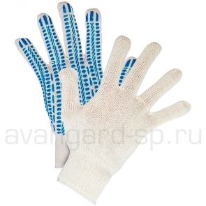 Перчатки х/б с ПВХ (10 класс) Протектор цена