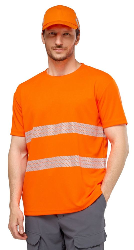 Футболка сигнальная Флинт фл.-оранжевая Футболка сигнальная Флинт фл.-оранжевая