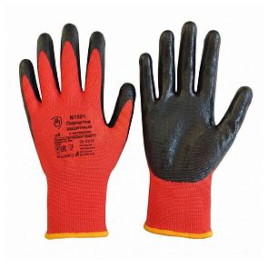 Перчатки нейлоновые с нитрилом
